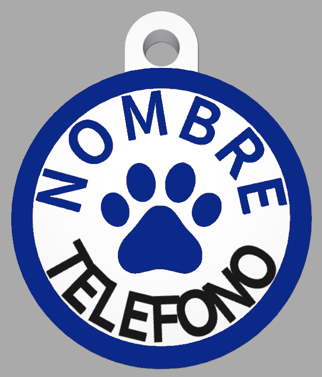 HuellaBasic. Placa Circular