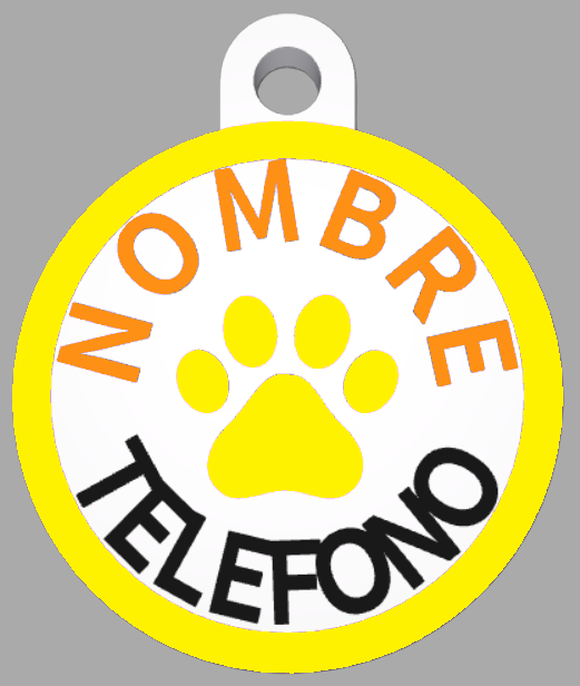 HuellaBasic. Placa Circular