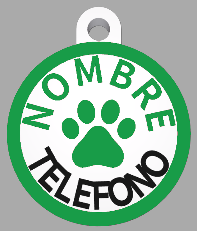 HuellaBasic. Placa Circular