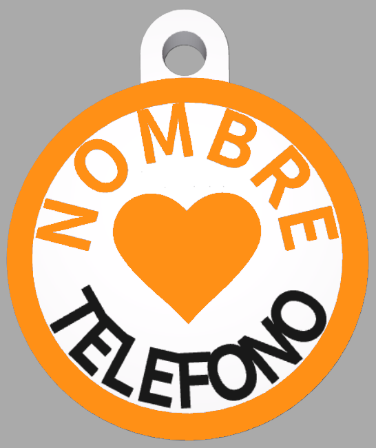 HuellaBasic. Placa Circular