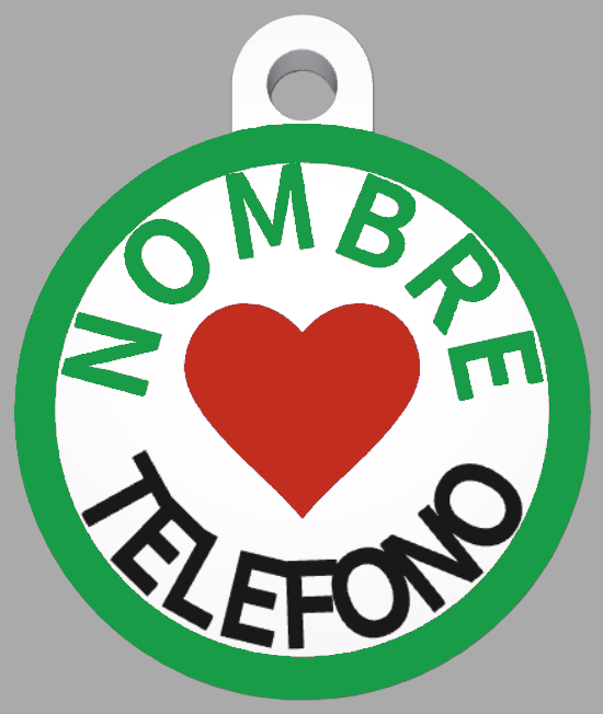 HuellaBasic. Placa Circular