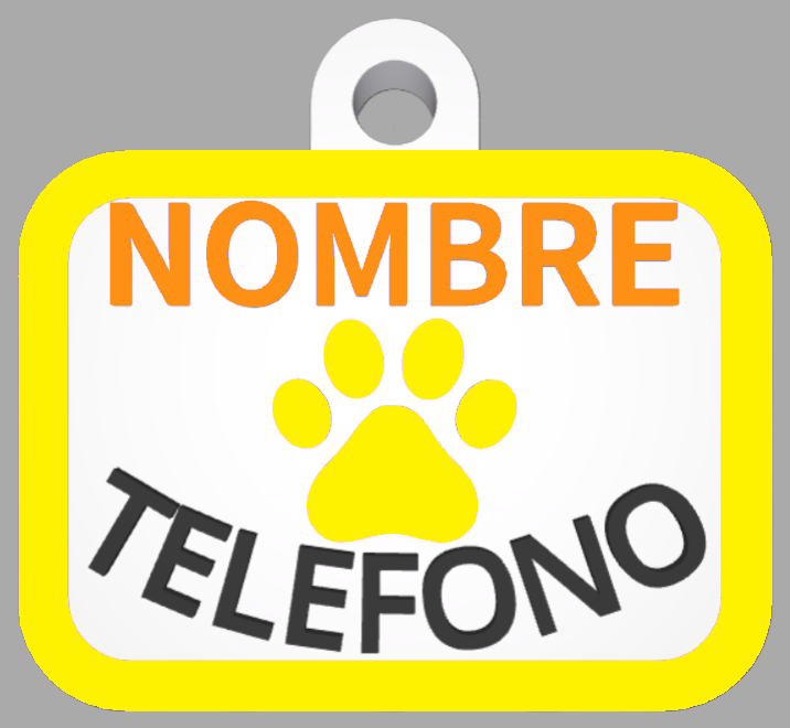 HuellaBasic. Placa Cuadrada