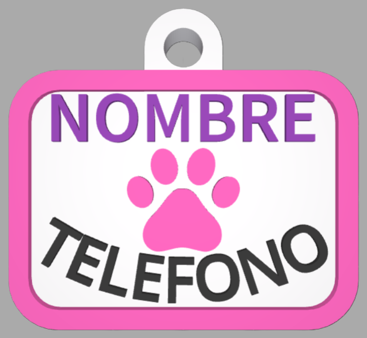HuellaBasic. Placa Cuadrada