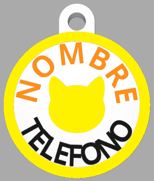 HuellaBasic. Placa Circular