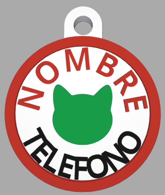 HuellaBasic. Placa Circular