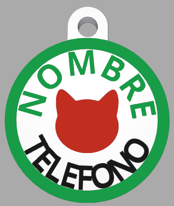 HuellaBasic. Placa Circular