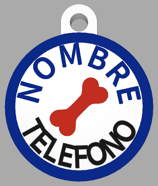 HuellaBasic. Placa Circular