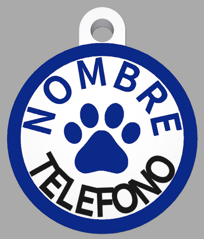 HuellaBasic. Placa Circular