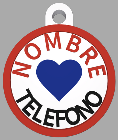 HuellaBasic. Placa Circular