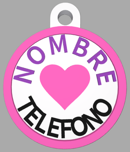 HuellaBasic. Placa Circular