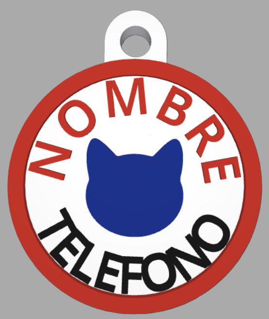HuellaBasic. Placa Circular