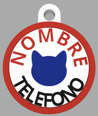 HuellaBasic. Placa Circular