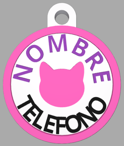 HuellaBasic. Placa Circular