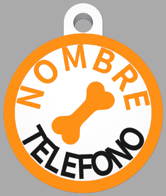 HuellaBasic. Placa Circular