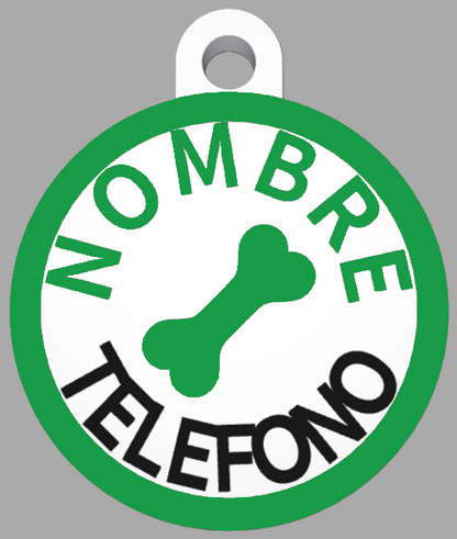 HuellaBasic. Placa Circular
