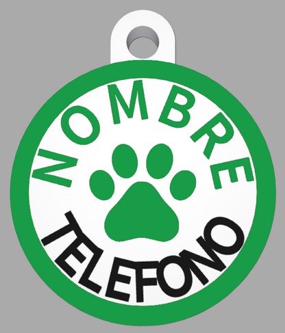 HuellaBasic. Placa Circular