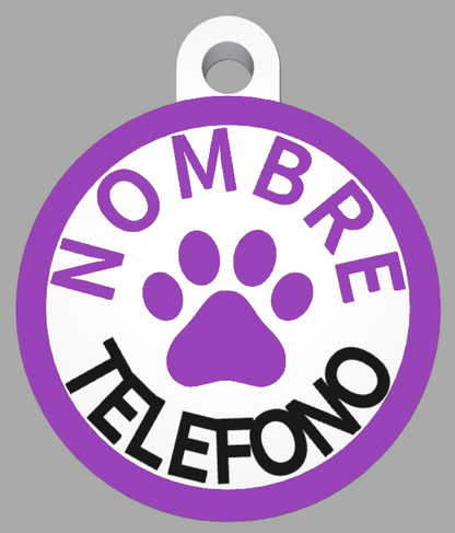 HuellaBasic. Placa Circular