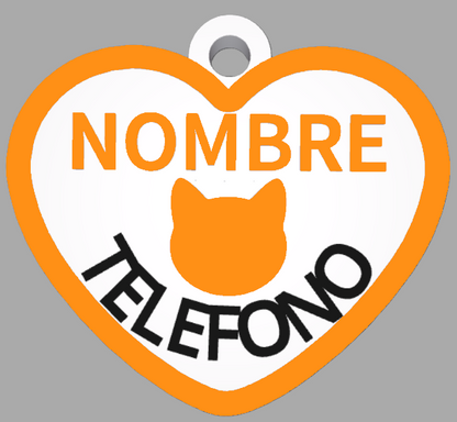 HuellaBasic. Placa Forma Corazon