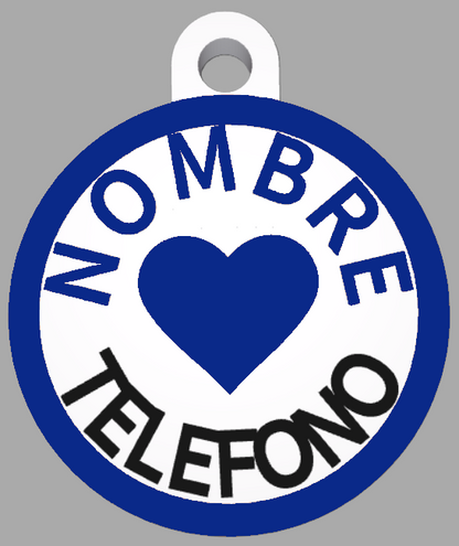 HuellaBasic. Placa Circular