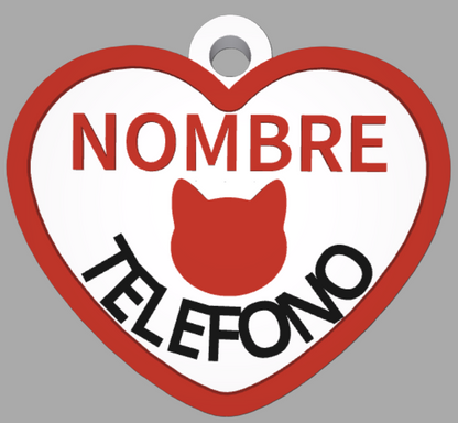HuellaBasic. Placa Forma Corazon