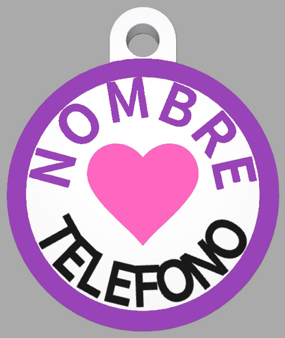 HuellaBasic. Placa Circular
