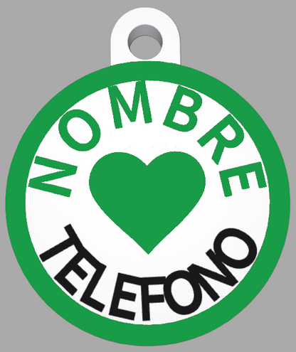 HuellaBasic. Placa Circular