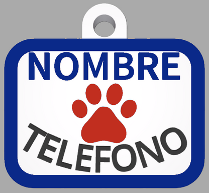 HuellaBasic. Placa Cuadrada