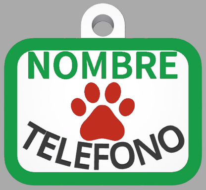 HuellaBasic. Placa Cuadrada