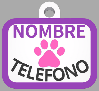 HuellaBasic. Placa Cuadrada