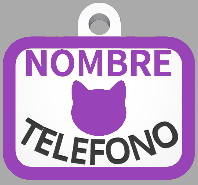 HuellaBasic. Placa Cuadrada