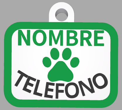 HuellaBasic. Placa Cuadrada