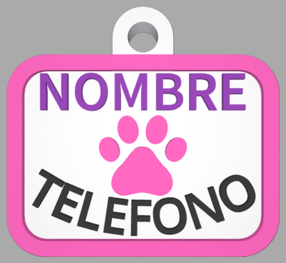 HuellaBasic. Placa Cuadrada