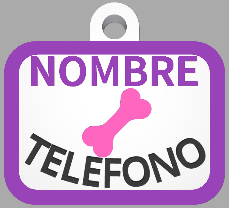 HuellaBasic. Placa Cuadrada