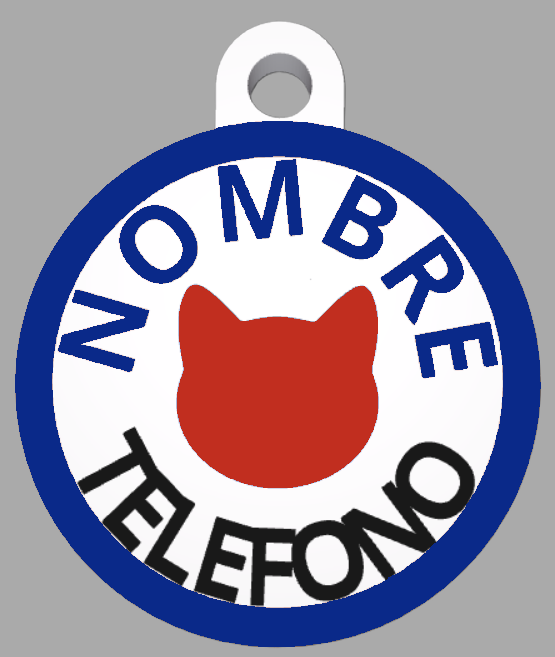 HuellaBasic. Placa Circular