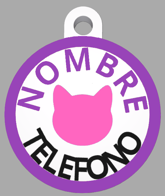 HuellaBasic. Placa Circular