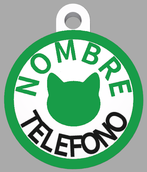 HuellaBasic. Placa Circular