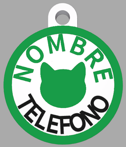 HuellaBasic. Placa Circular