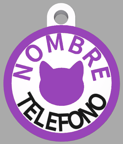HuellaBasic. Placa Circular
