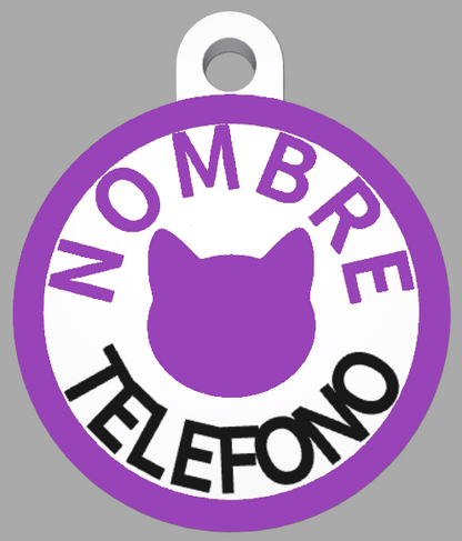 HuellaBasic. Placa Circular
