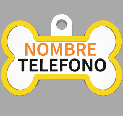 HuellaBasic. Placa Forma Hueso