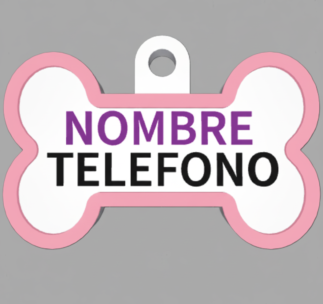 HuellaBasic. Placa Forma Hueso