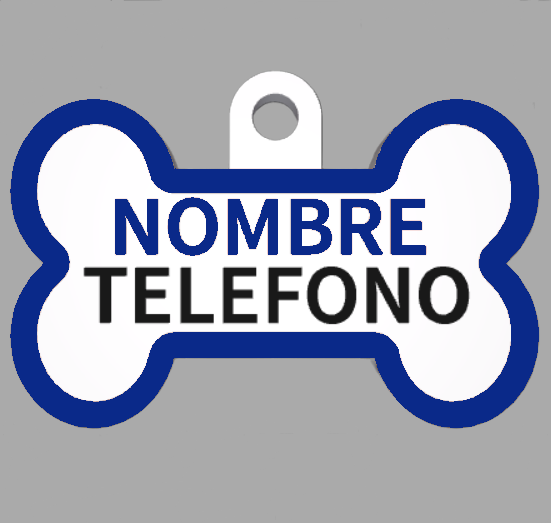 HuellaBasic. Placa Forma Hueso