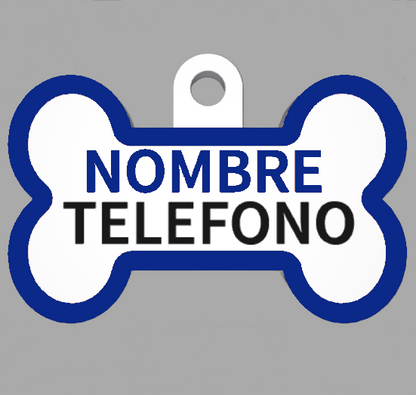 HuellaBasic. Placa Forma Hueso