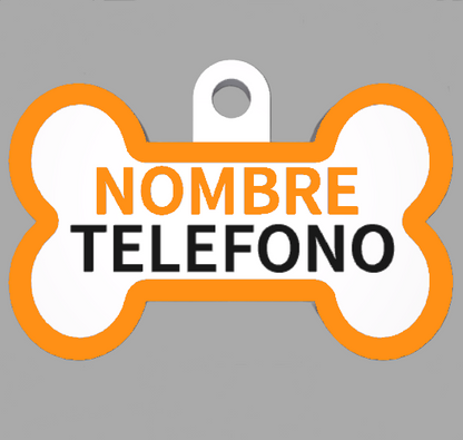 HuellaBasic. Placa Forma Hueso