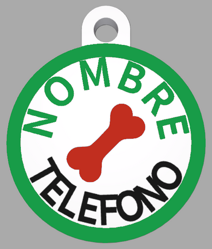 HuellaBasic. Placa Circular
