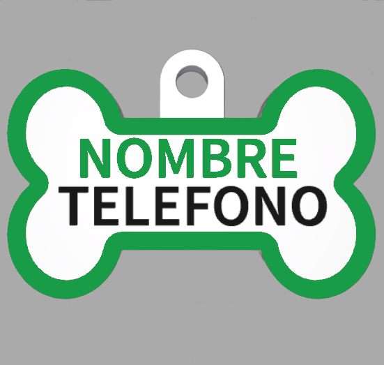 HuellaBasic. Placa Forma Hueso