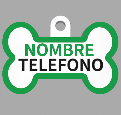 HuellaBasic. Placa Forma Hueso