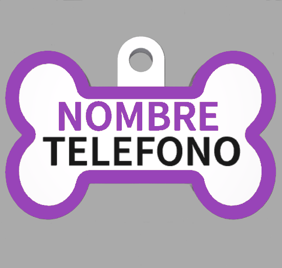 HuellaBasic. Placa Forma Hueso