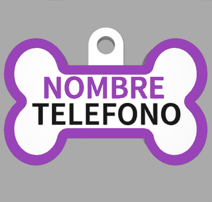 HuellaBasic. Placa Forma Hueso